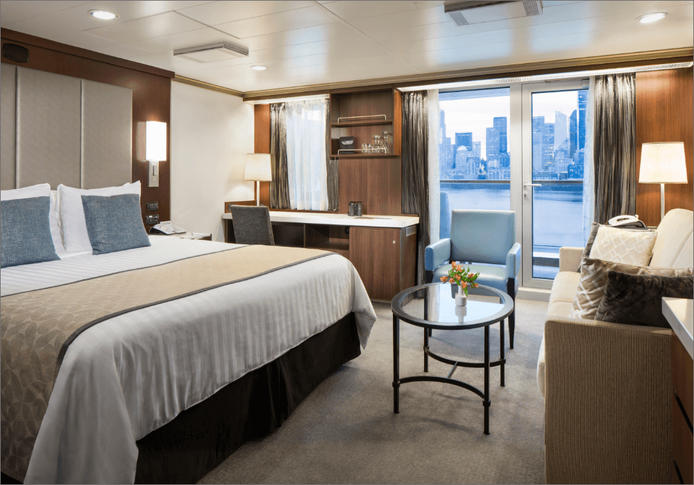 Holland America Nieuw Amsterdam Suite Stateroom