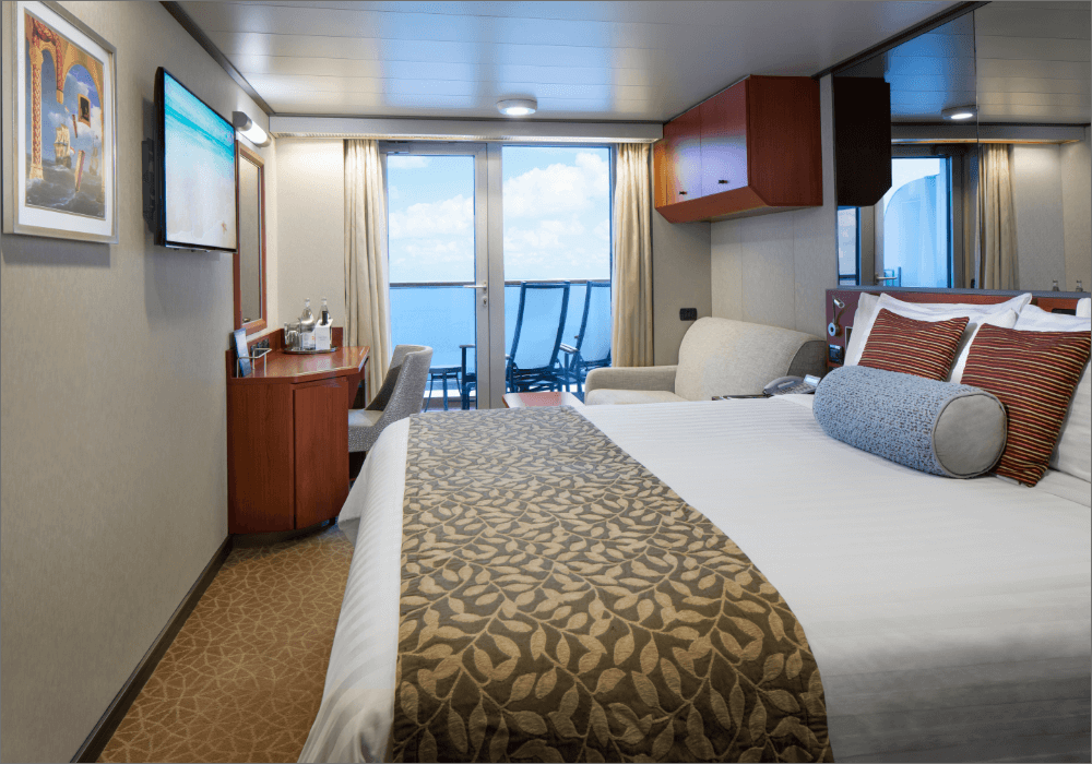 Holland America Nieuw Amsterdam Balcony Stateroom