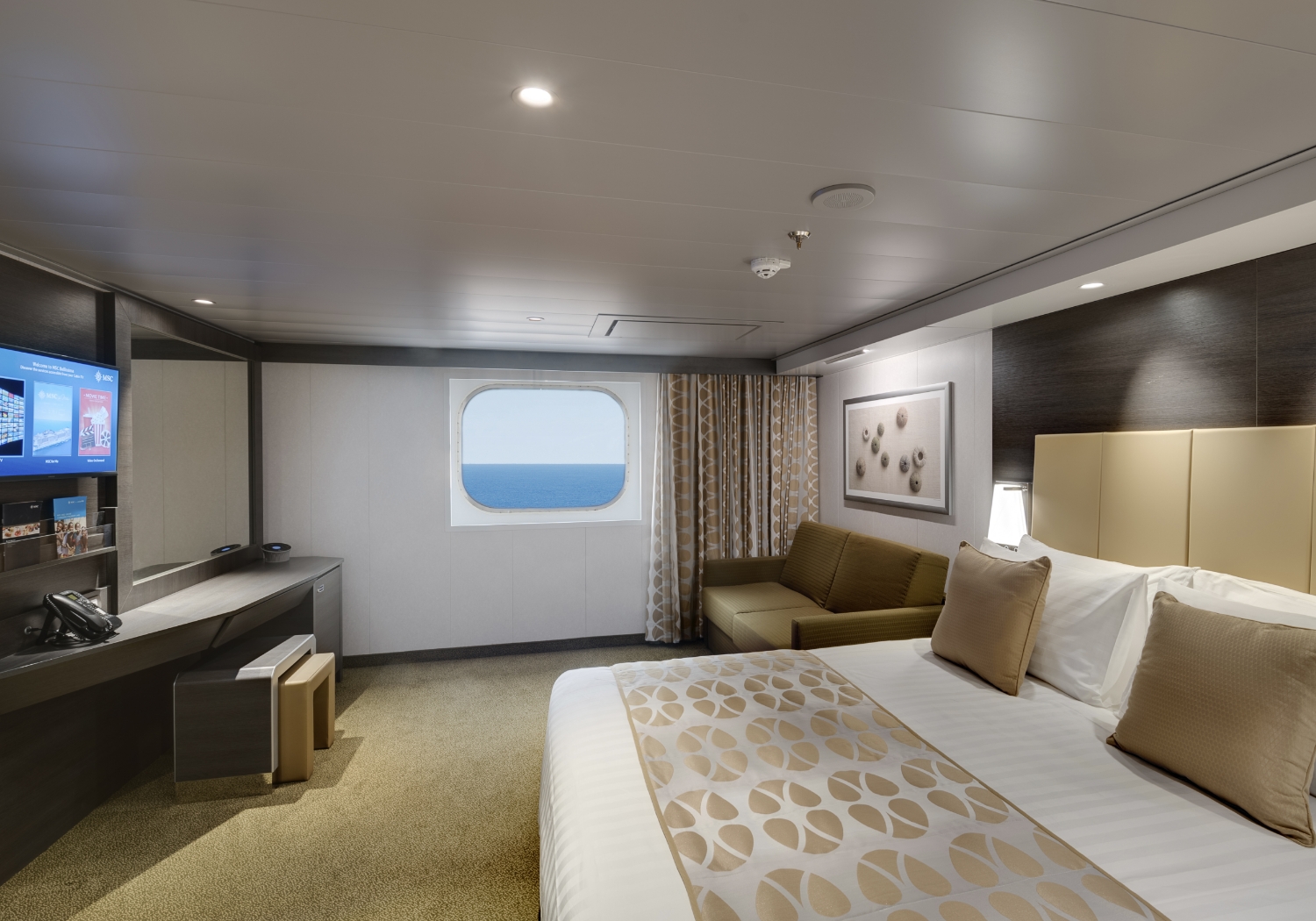 MSC Bellissima Ocean View Cabin