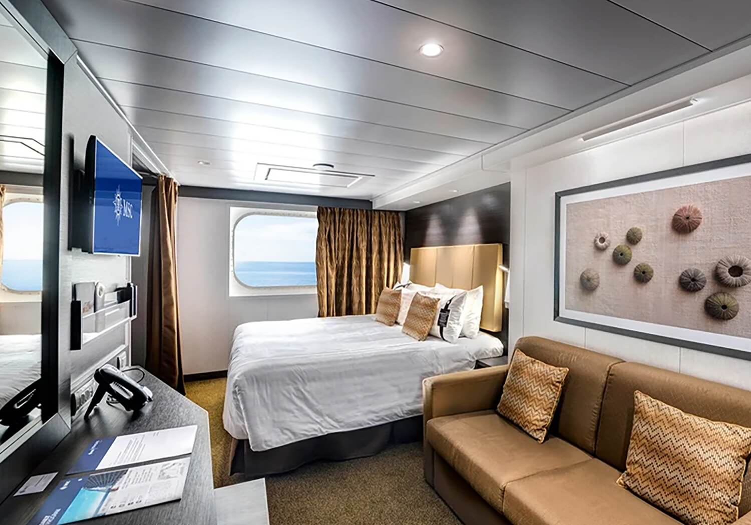 MSC Grandiosa Ocean View Cabin