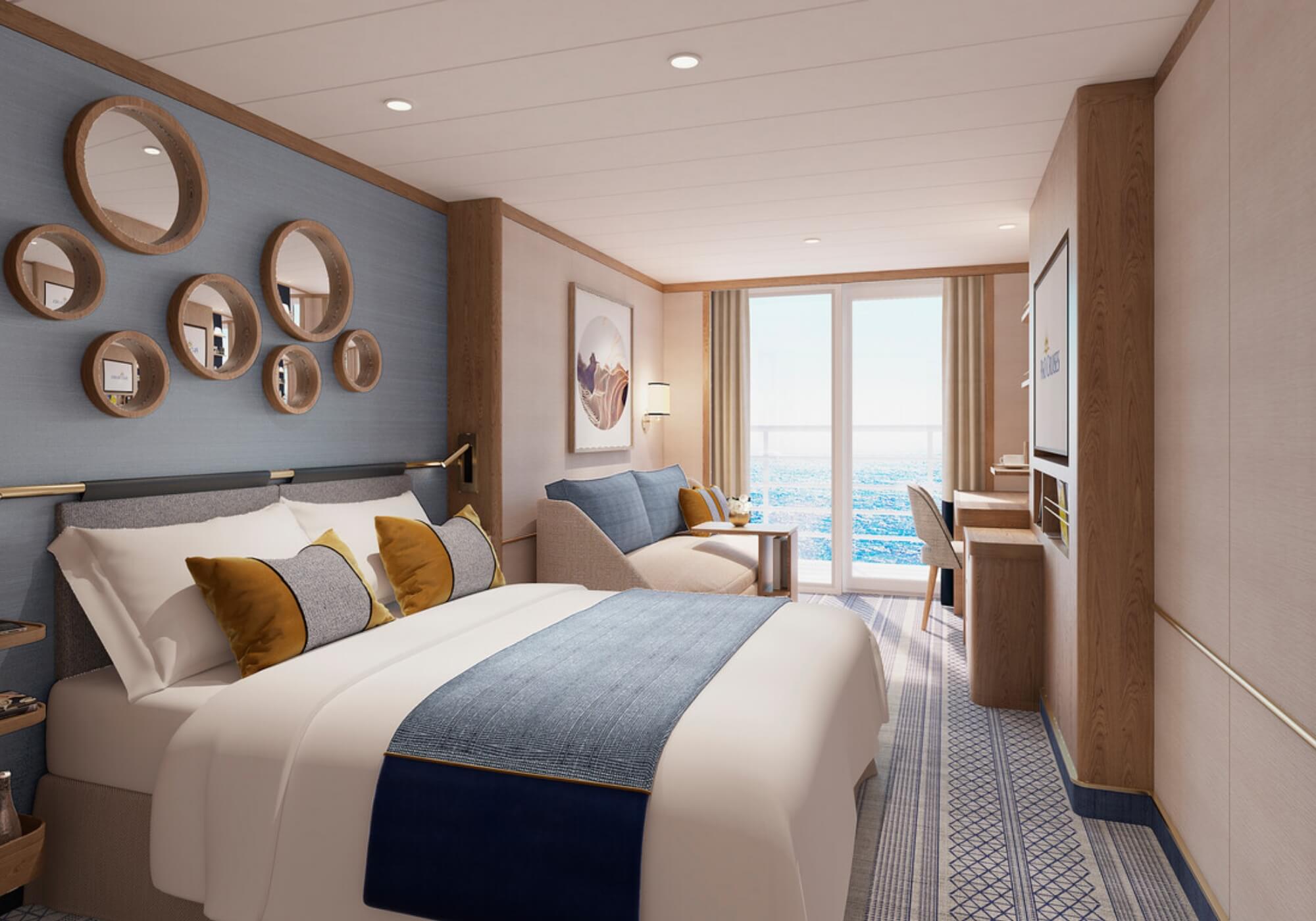 P&O Arvia Balcony Cabin