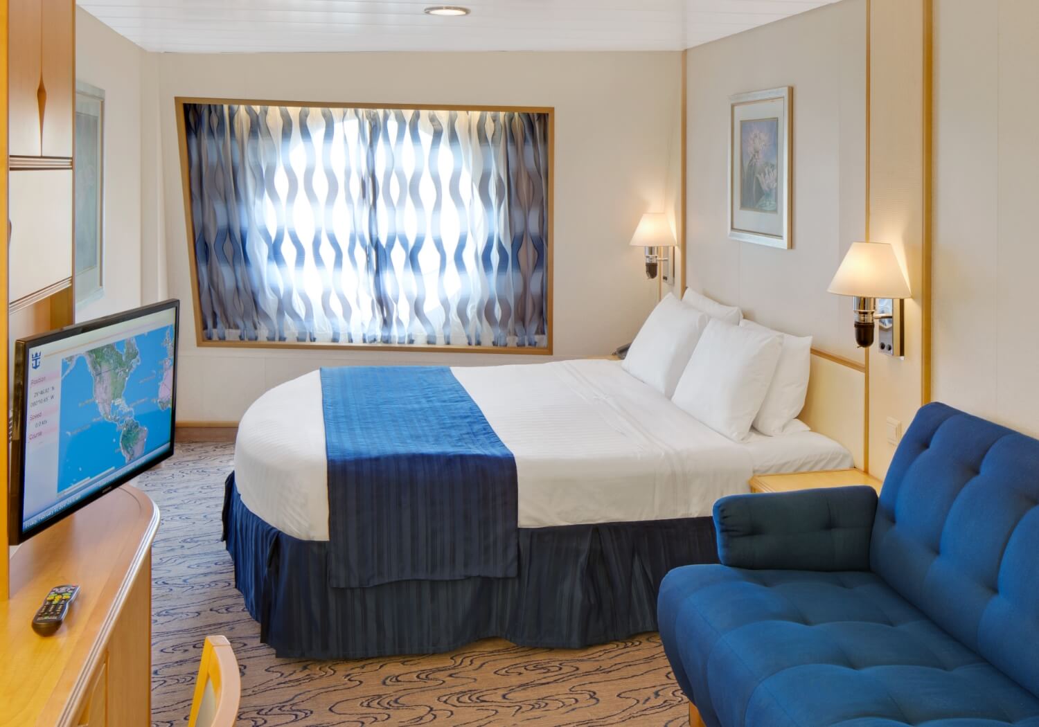 Navigator of the Seas Oceanview cabin