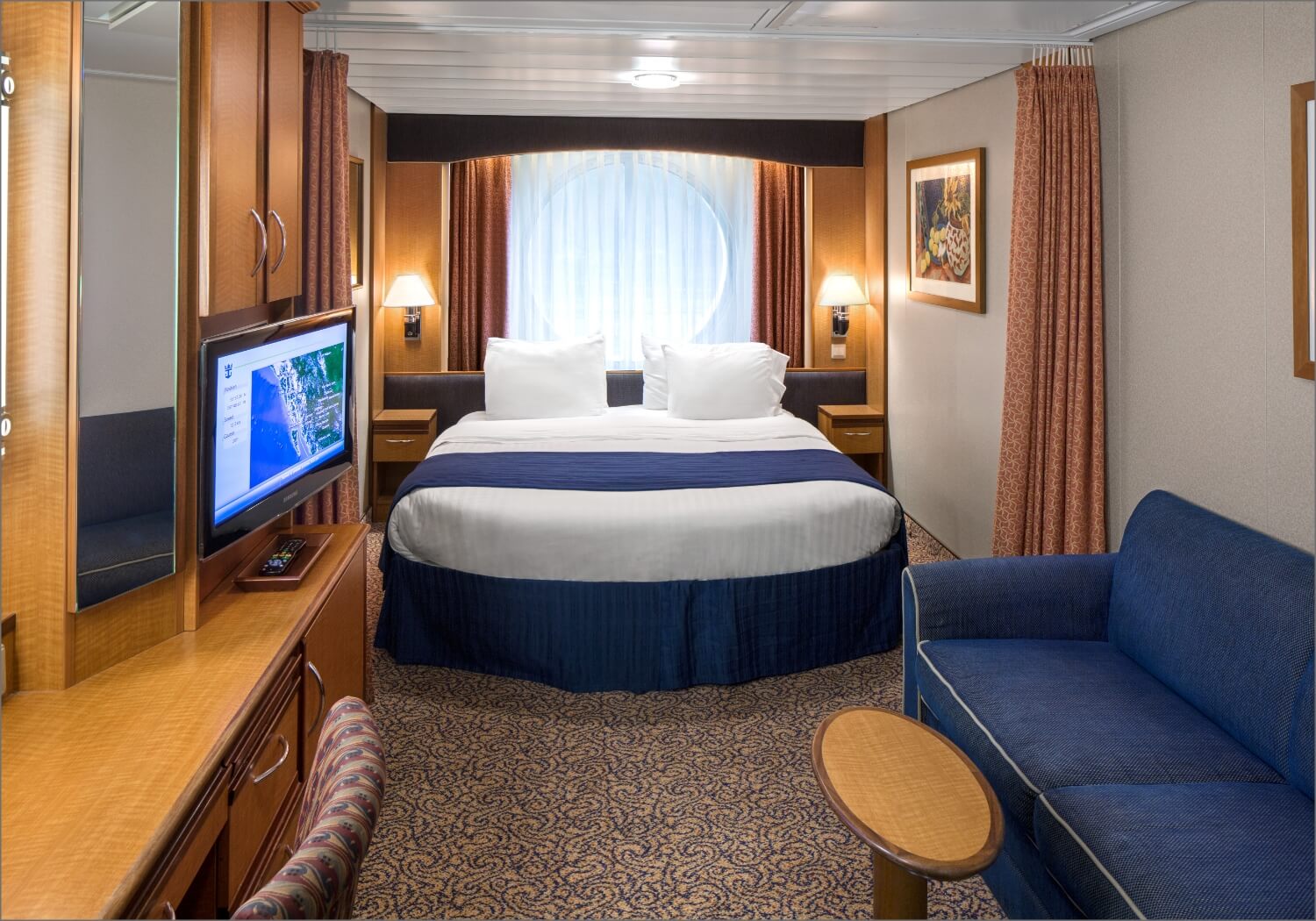 Radiance of the Seas Oceanview cabin