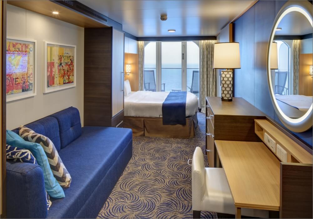 Spectrum of the Seas Balcony cabin