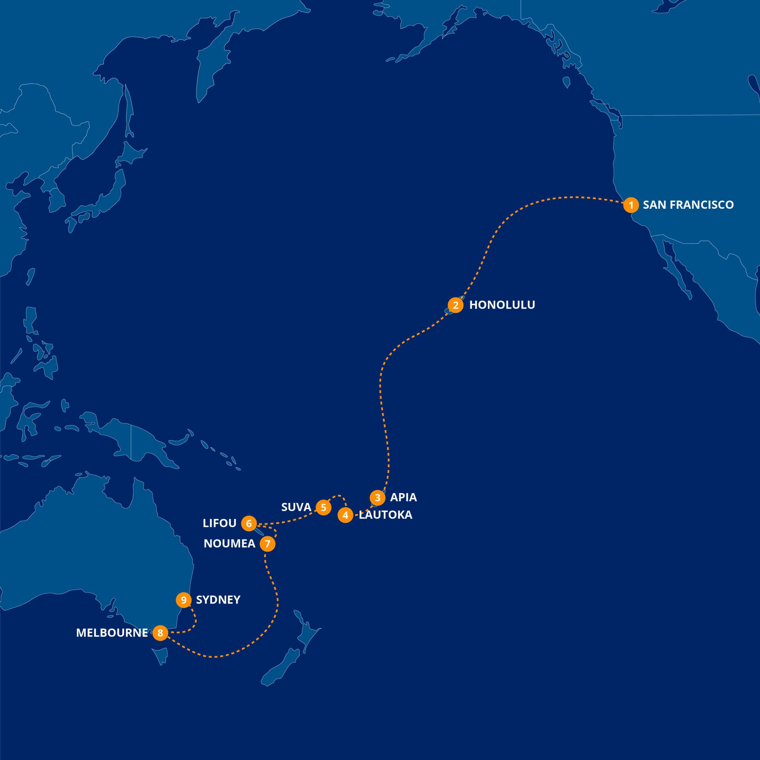 Luxury Cunard Voyage from San Francisco to Sydney Imagine Cruising