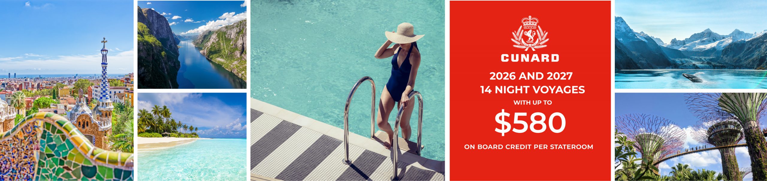 Cunard 2026 – 2027 Voyages with Extra On Board Credit