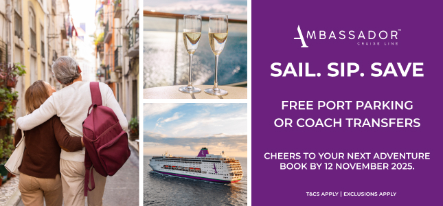 Ambassador Cruise Line Sail. Sip. Save