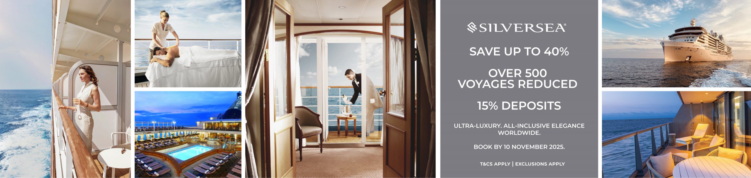 Silversea Save Up To 40% On Over 500 All-Inclusive Voyages
