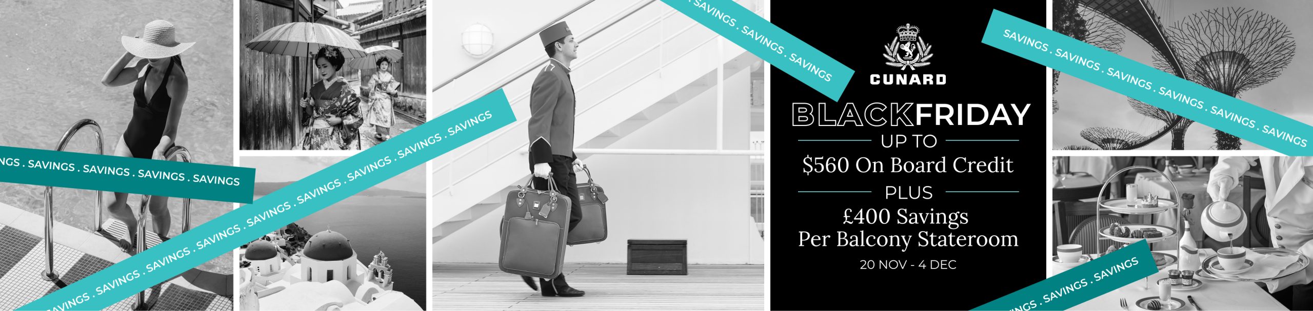 Cunard Black Friday Savings