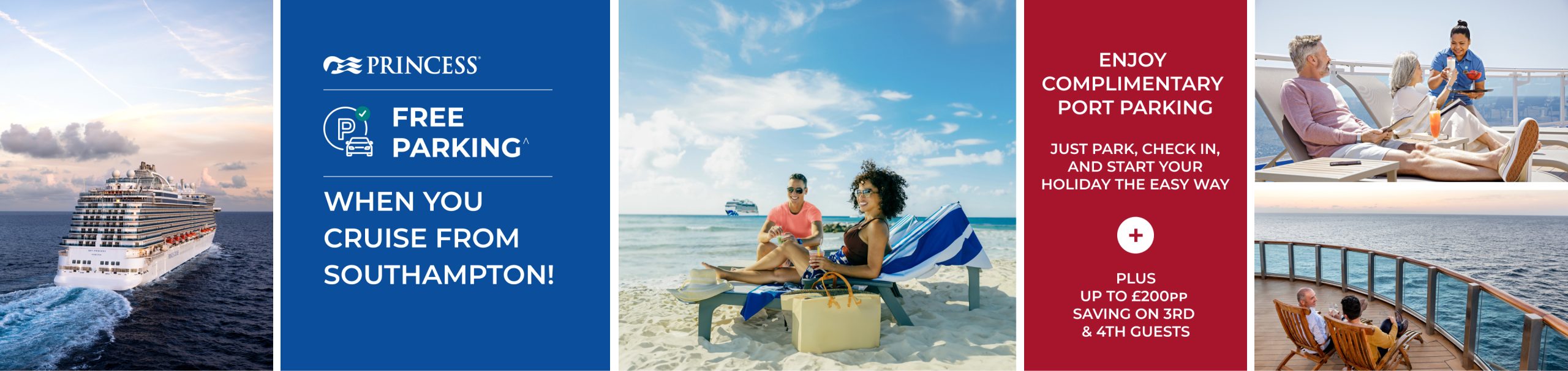 Princess Free Parking or Coach Transfers