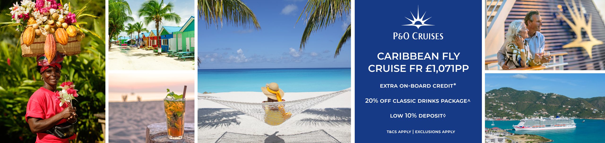 P&O Cruises Caribbean Fly Cruise Offer